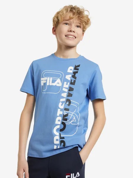 Футболка для мальчиков FILA, Голубой