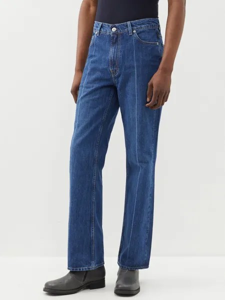 Расклешенные джинсы в стиле 70-х годов OUR LEGACY, синий