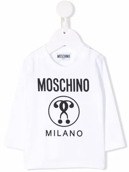 Moschino Kids толстовка с логотипом