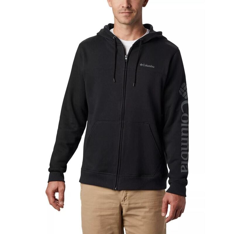 Толстовка M Columbia Logo Fleece FZ Мужская - Черный