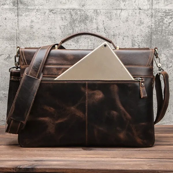 Новый европейский и американский кожаный мужской деловой портфель, сумки, многофункциональная сумка для ноутбука, мужские сумки через плеч...