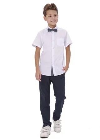 Карамелли Рубашка для мальчика Новый год со стилягами О2558