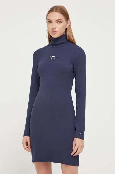Платье Tommy Jeans, темно-синий
