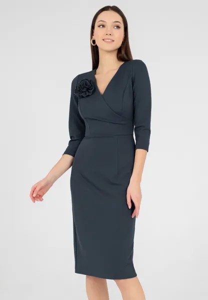 Платье женское Olivegrey Pl000884V(flammy) синее 48 RU