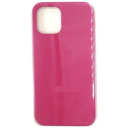 Чехол для iPhone 12/12 Pro (силиконовый) гранат