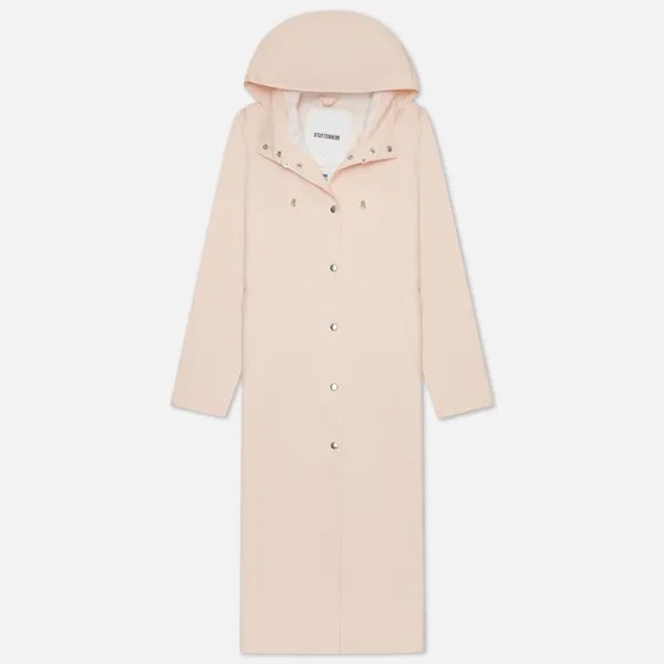 Женская куртка дождевик Stutterheim Mosebacke Long Print розовый, Размер L