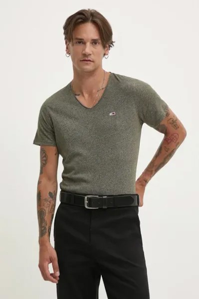 Футболка Tommy Jeans, зеленый