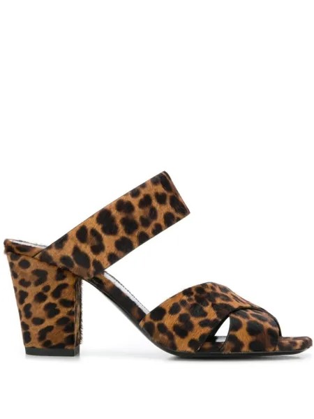 Мюли Oak Saint Laurent, коричневый