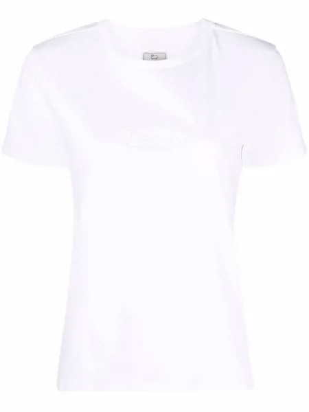 Woolrich футболка с тисненым логотипом