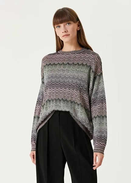 Свитер с геометрическим узором Missoni, мультиколор
