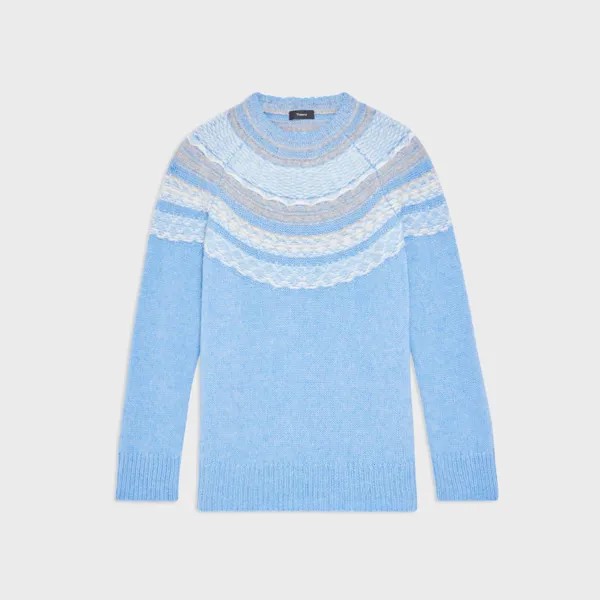 Свитер Fair Isle из смесовой шерсти Theory
