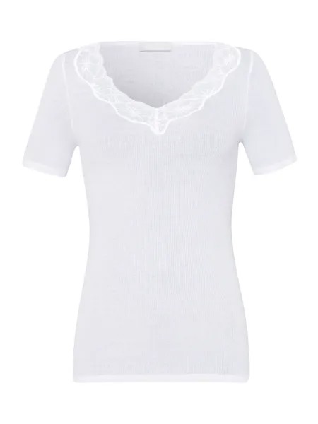 Топ Hanro T Shirt Lace Delight, белый
