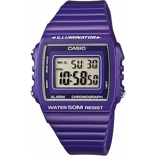Наручные часы CASIO, фиолетовый, серый