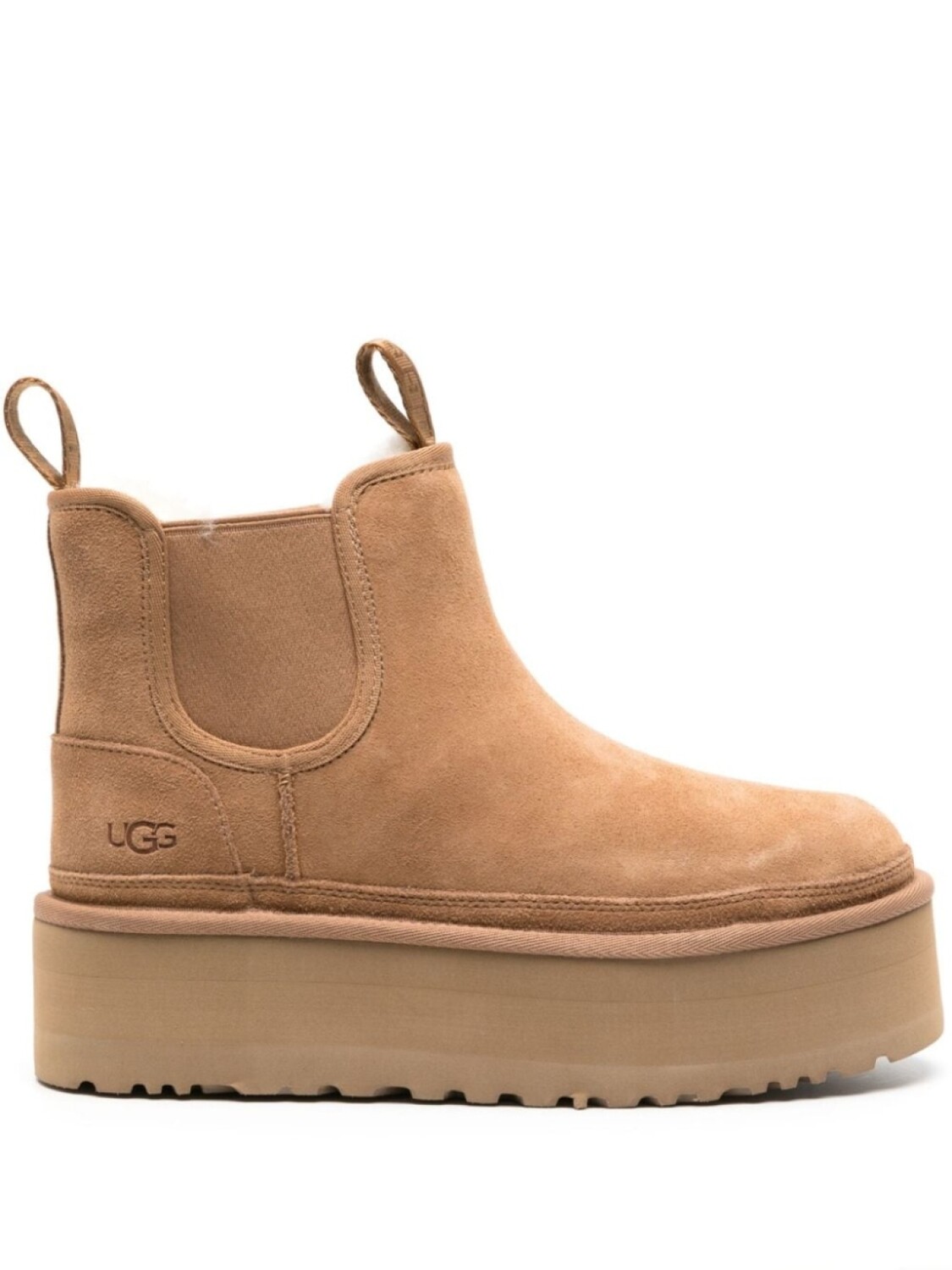 UGG ботинки Classic Ultra на платформе, серый