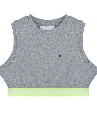 Серый спортивный топ Tommy Hilfiger
