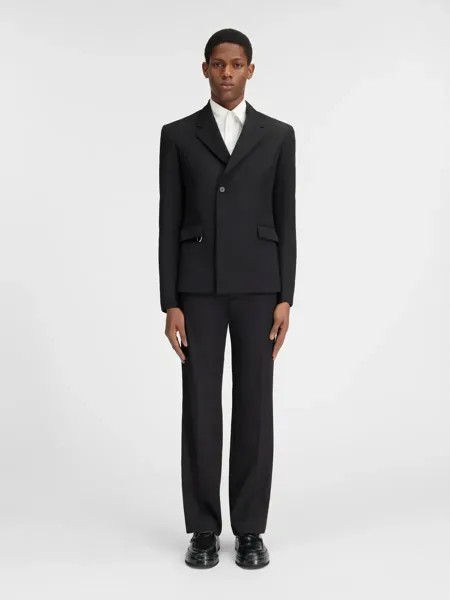 Двубортный пиджак Ла Весте Мело Jacquemus, черный