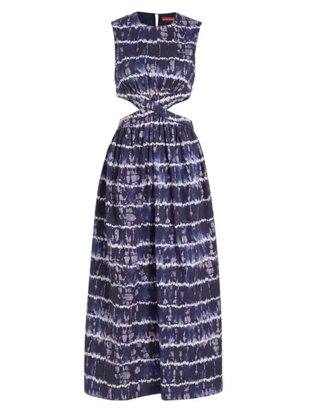 Платье миди с вырезами Ashima Dyed Altuzarra, синий