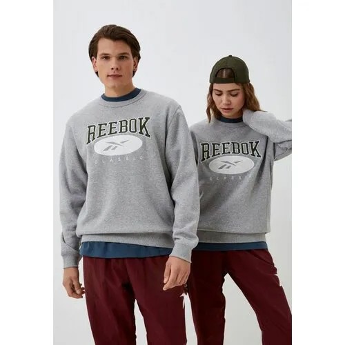 Свитшот Reebok Reebok ARCHIVE ESSENTIALS CREW, размер XL, серый