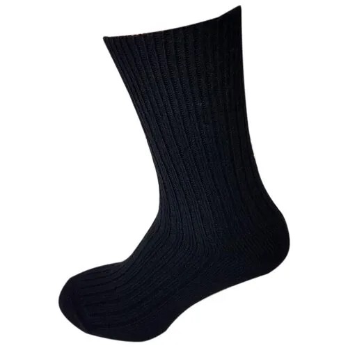 Мужские носки HOLTY, 1 пара, классические, вязаные, размер 25 (размер 40), черный