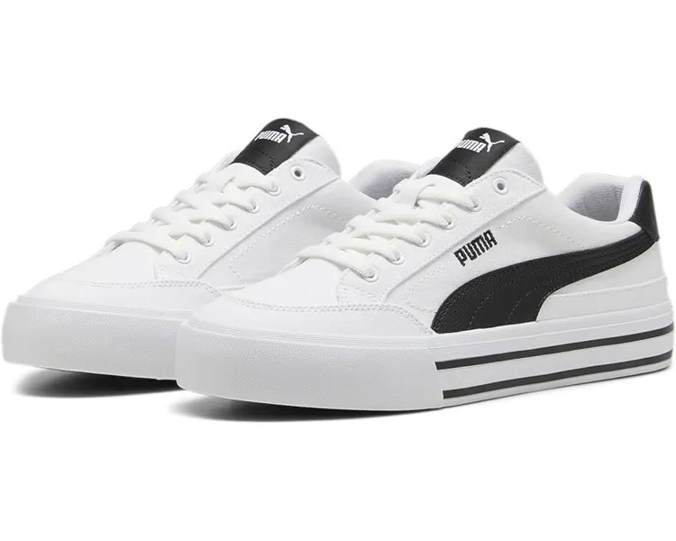 Кроссовки PUMA Court Classic Vulc, цвет Puma White/Puma Black