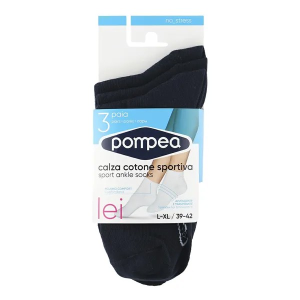 Носки женские Pompea черные 39-42