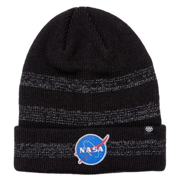 Шапка 686 Nasa Knit Beanie Black Reflective 2023