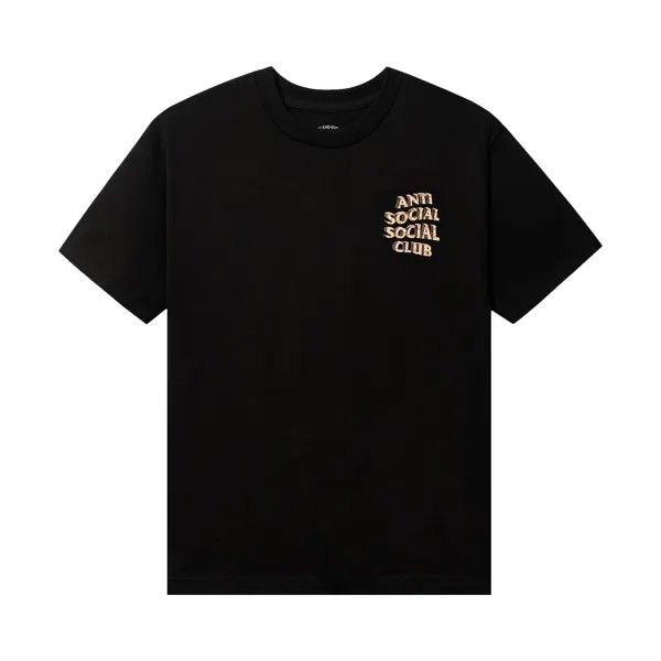 Белая футболка Anti Social Social Club из штакетника, цвет Черный