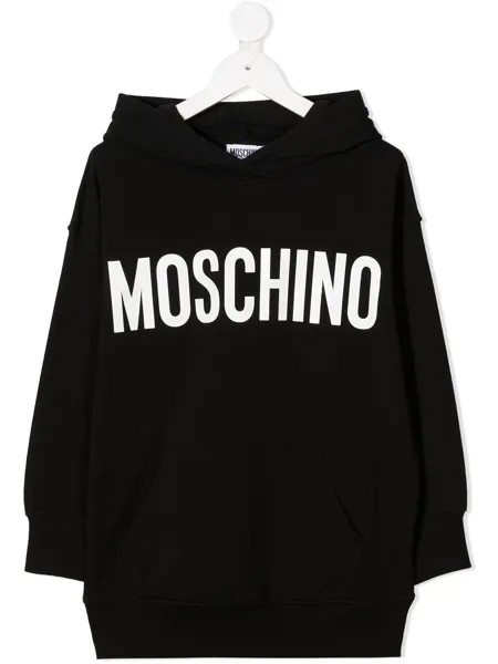 Moschino Kids худи с логотипом