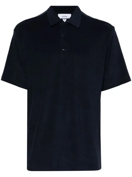 Lardini махровая рубашка поло, синий