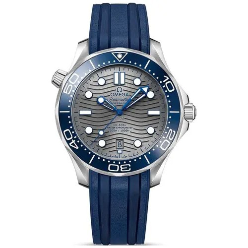 Наручные часы OMEGA мужские Наручные часы Omega 210.32.42.20.06.001, автоподзавод, поворотный безель, серебряный, серый