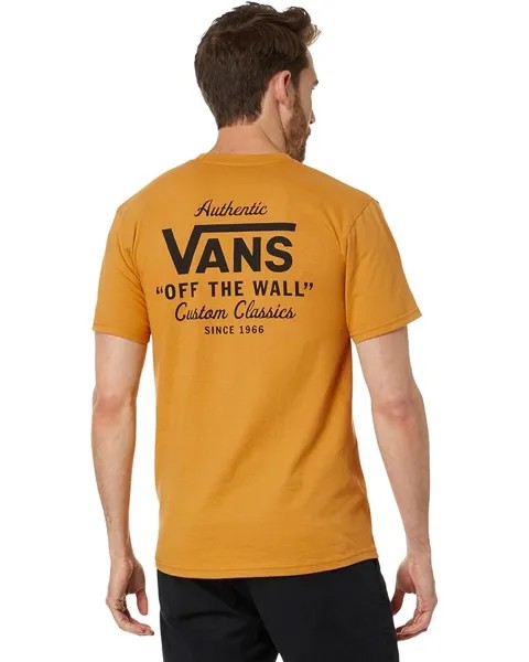 Футболка Vans Holder St. Classic Short Sleeve Tee, цвет Narcissus/Black