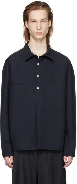 Черная махровая рубашка Isabel Marant