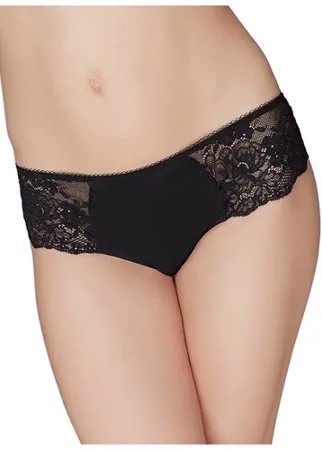 Dimanche lingerie Трусы Lirica Панти с кружевной отделкой, размер 5, черный