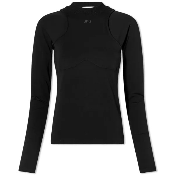 Топ Jean Paul Gaultier Long Sleeve Raglan Logo Top