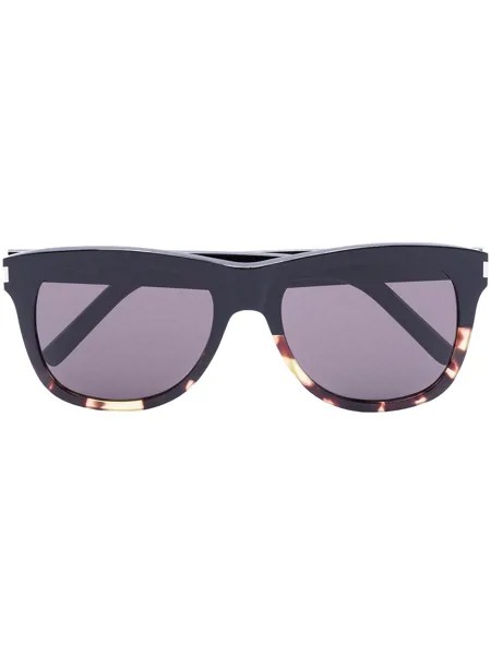 Saint Laurent Eyewear солнцезащитные очки Havana черепаховой расцветки