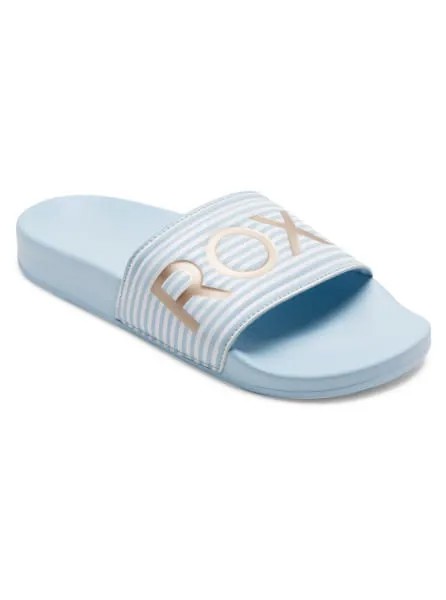 Сланцы женские Roxy ARJL100679 синие 8.5 US