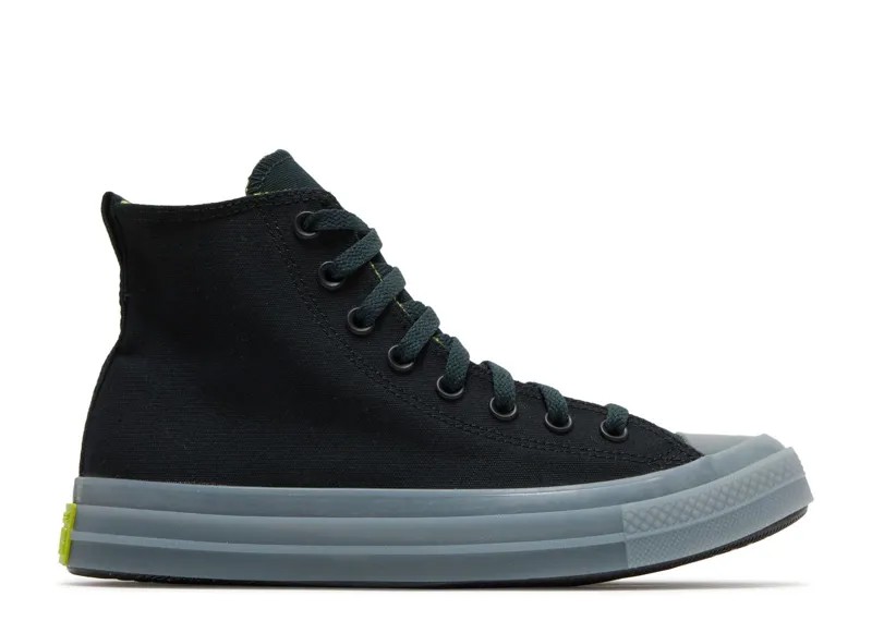 Кроссовки Converse Chuck Taylor All Star Cx Fleece Lined High 'Black Lime Twist', черный