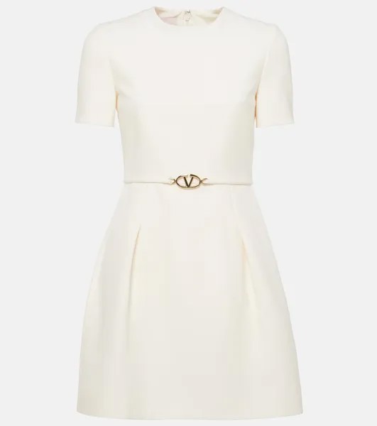 Мини-Платье Crepe Couture Valentino, белый