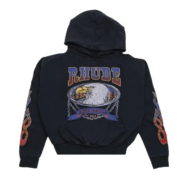 Худи Rhude Screaming Eagle 'Vintage Black', черный