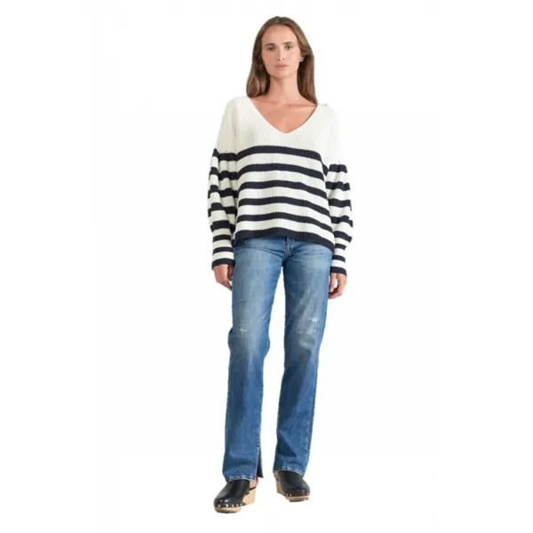 Свитер Le Temps Des Cerises 63023 Chrys V Neck, белый