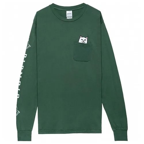 Лонгслив RIPNDIP Lord Nermal Pocket размер S, olive