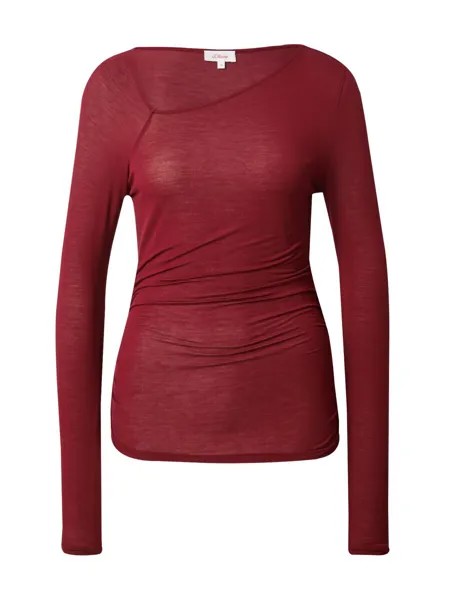 Лонгслив s.Oliver, цвет Wine Red