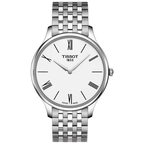 Наручные часы TISSOT T-Classic, белый, серебряный