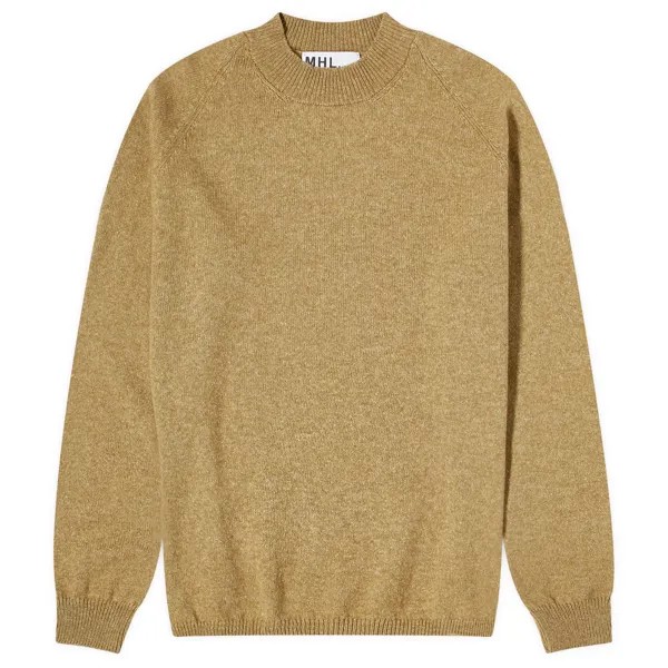 Толстовка Mhl By Margaret Howell Crew Knit Sweat, цвет Asparagus