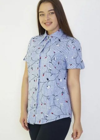 Рубашка трикотажная Анжела (полоса)