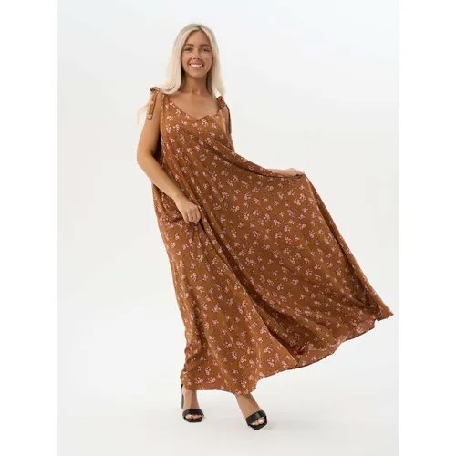Сарафан YolKa_Dress, размер Единый, бежевый