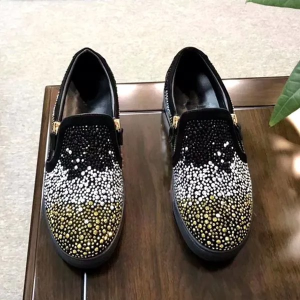 2021 брендовая мужская обувь, модная мужская повседневная обувь Germuss Diamond Стразы, лоферы ручной работы, удобная дышащая мужская обувь