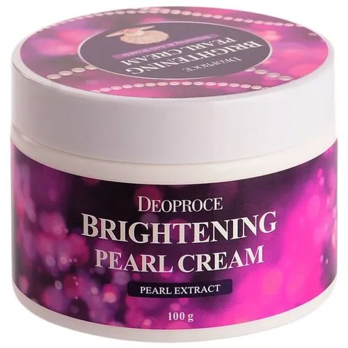 Deoproce Brightening Pearl Cream Питательный крем для лица с экстрактом жемчуга, 100 г