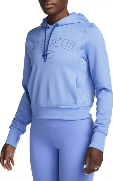 Женская худи с графическим рисунком Nike Therma-FIT One Pullover