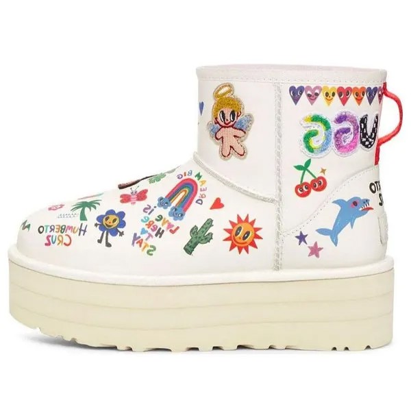 Кроссовки классические мини-ботинки Ugg, белый